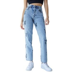 Playboy X PacSun Eco Bunny Dad Jeans 25